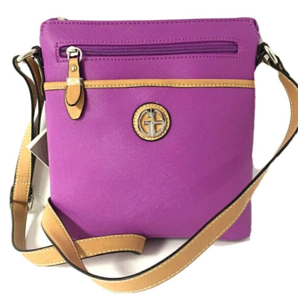 NWT Giani Bernini Saffiano North South Crossbody